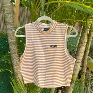 Volcom Patched Striped Sleeveless
